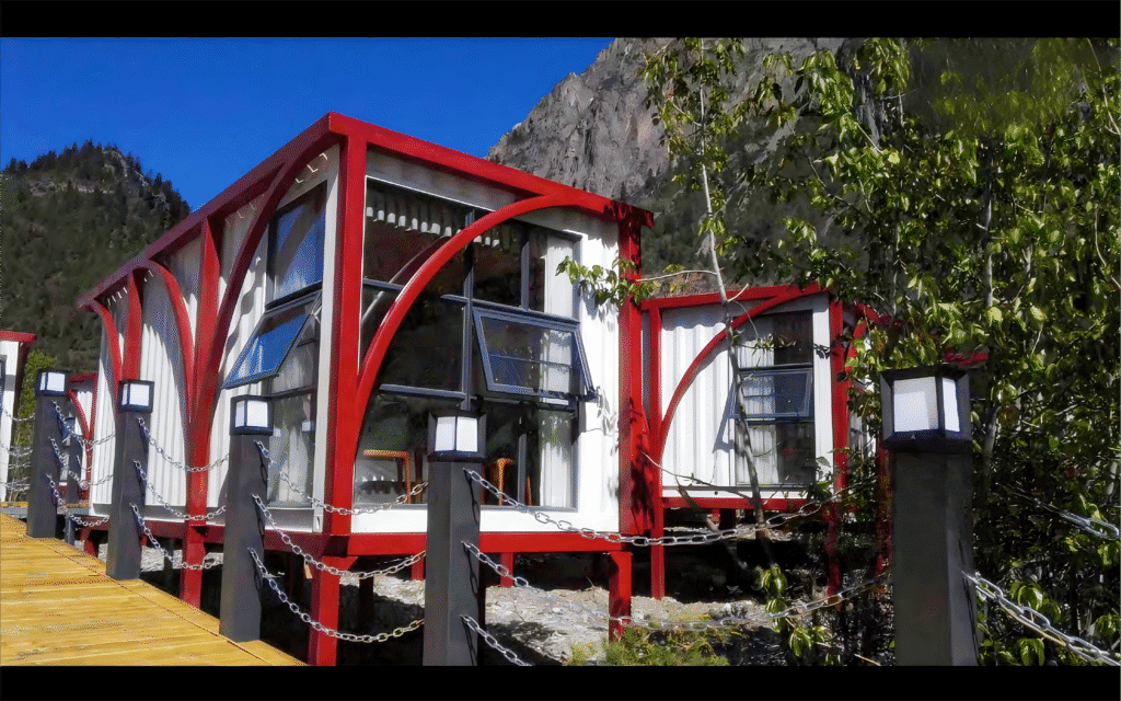 Modular homestay guest-room exterior design