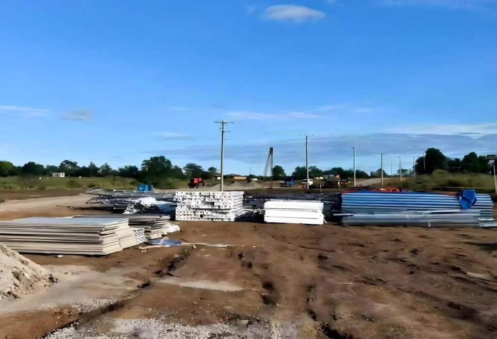 Container House installation site