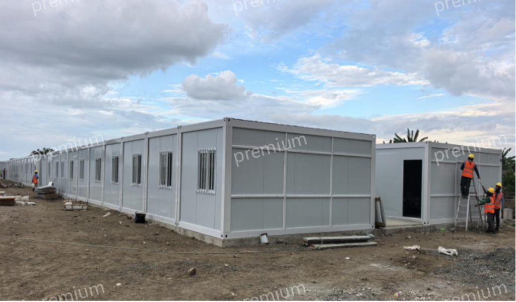 Modular mining camp accommodation for workers in remote Southeast Asia mining projects