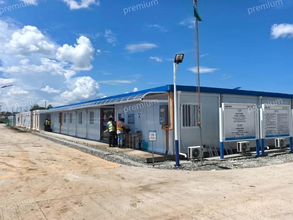 278-unit flat pack modular accommodation camp in the Philippines