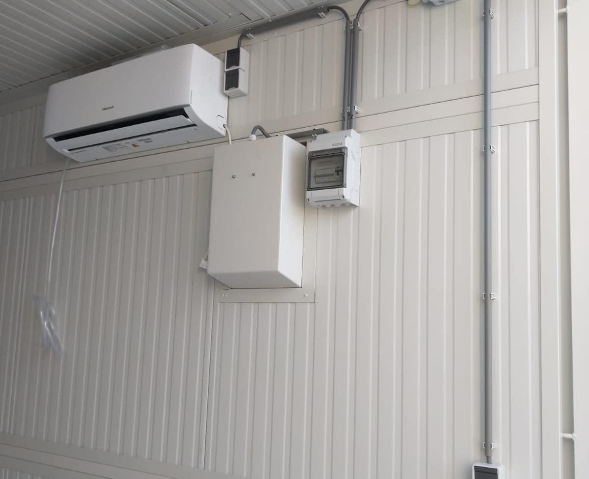Electrical System for Flat-Pack Container House