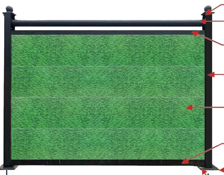 C3 grass-green panel finish illustration.
